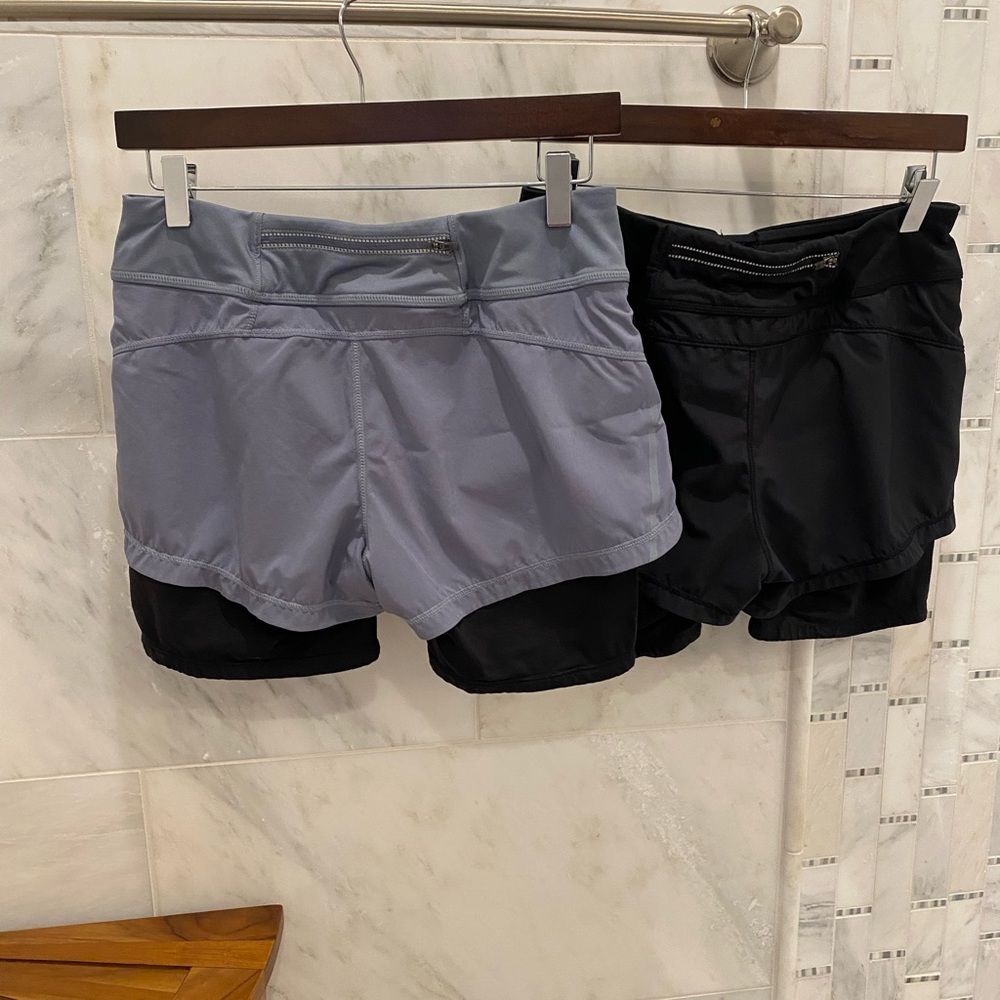 Set Of 2, Running/Workout Shorts With Built-In Li… - image 2